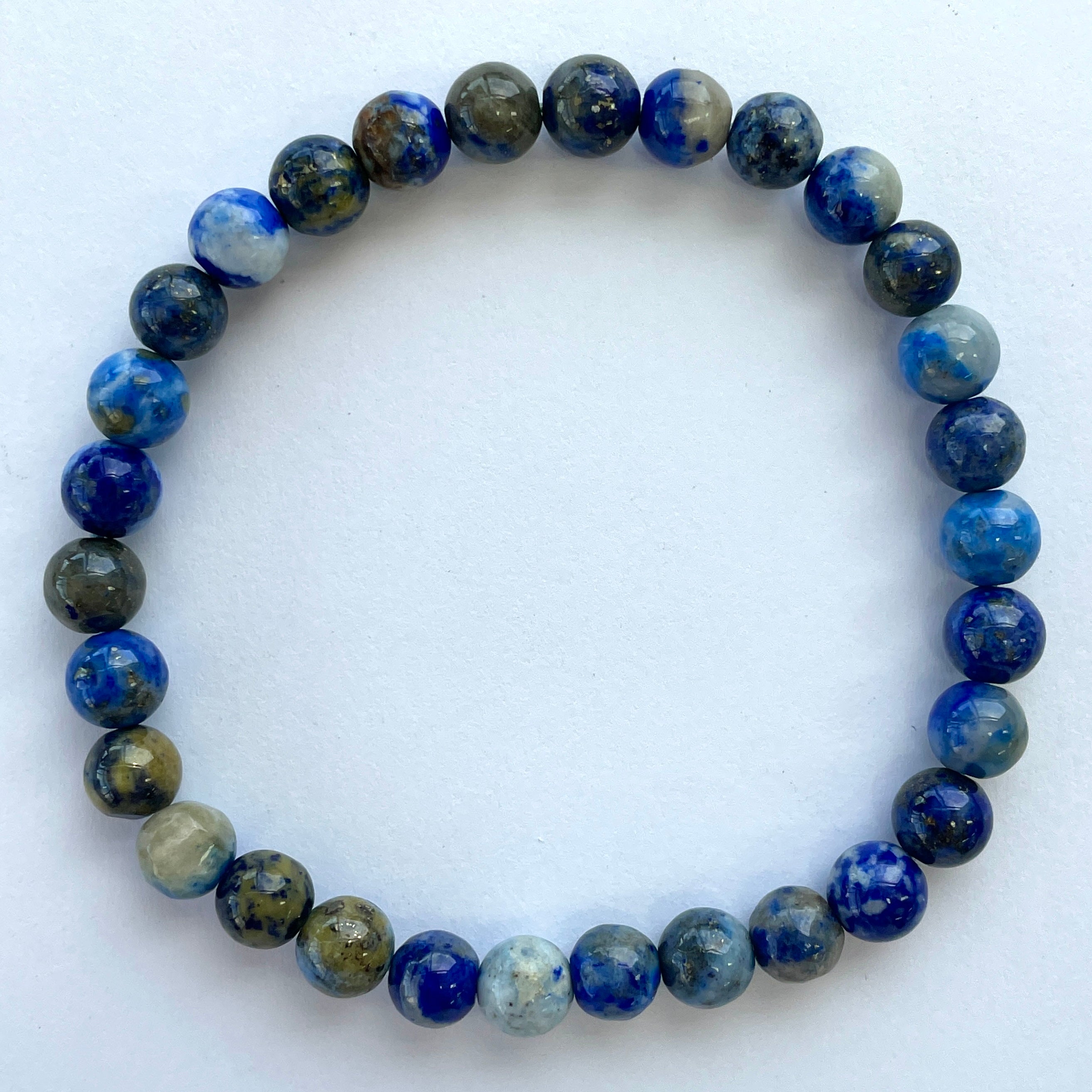 Lapis Lazuli Beads Bracelet 6mm Lapis Lazuli Beads Bracelet 6mm